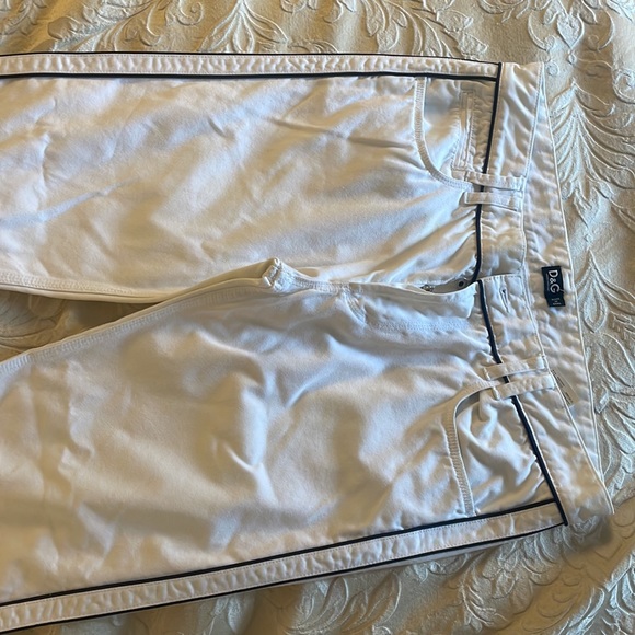 Men’s Regular Fit Low Rise Straight Leg Dolce & Gabbana White Jeans Size 38 - Picture 11 of 12